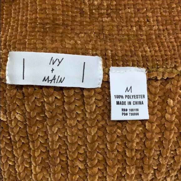 Ivy & Main /Tilly’s sweater crop top brand new M - Picture 2 of 3